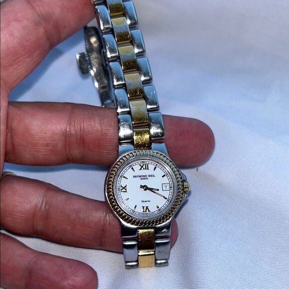 Raymond Weil Two-Tone Gold and Silver Watch - Picture 6 of 10